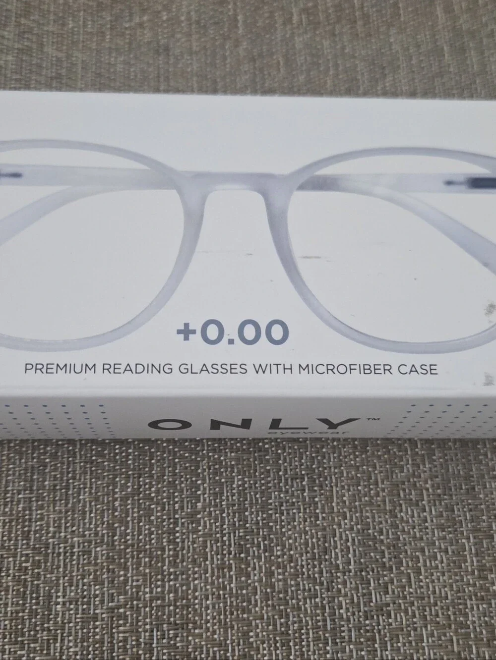ONLY Clear Translucent Reading Glasses with Blue Light Filter